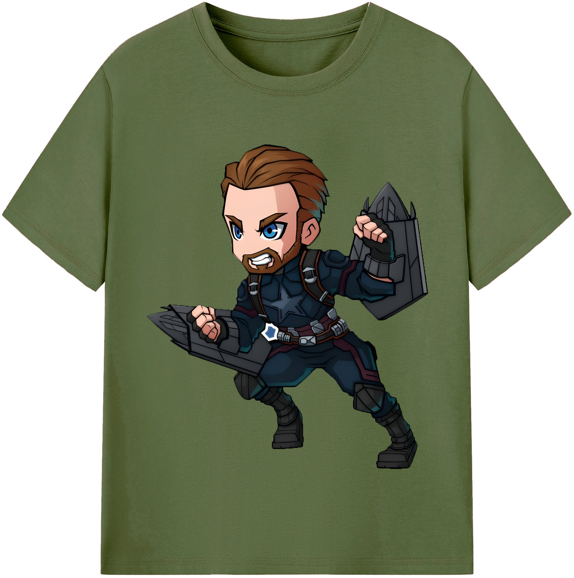 （画像用） アベンジャーズ The Avengers 綿100％半袖Tシャツ（フロントプリント）